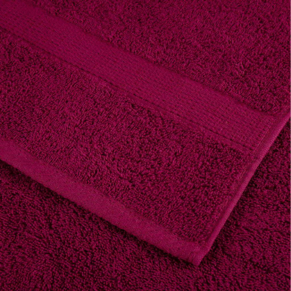 Set ASciugamani SOLUND 8 pz Bordeaux 600 gsm 137556