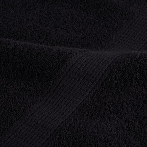 Set ASciugamani SOLUND 6 pz Neri 600 gsm