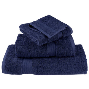 Set ASciugamani SOLUND 12 pz Blu Navy 600 gsm 137575