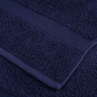 Set ASciugamani SOLUND 12 pz Blu Navy 600 gsm 137575