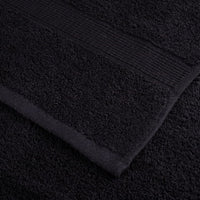 Set ASciugamani SOLUND 12 pz Neri 600 gsm 137582