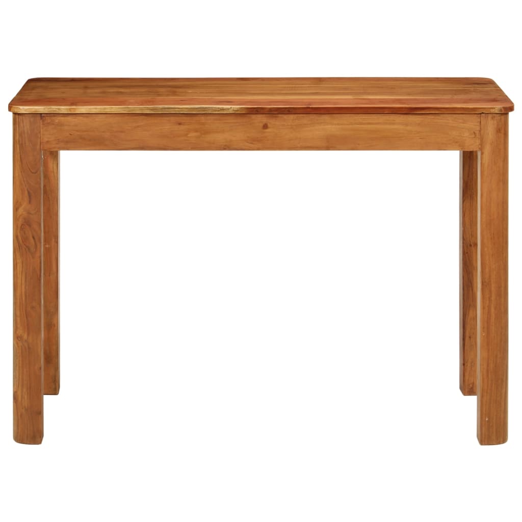 Tavolo da Pranzo 110x55x76 cm Legno Massello di Acacia
