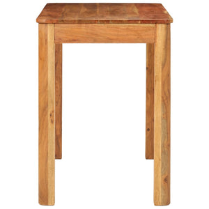 Tavolo da Pranzo 110x55x76 cm Legno Massello di Acacia
