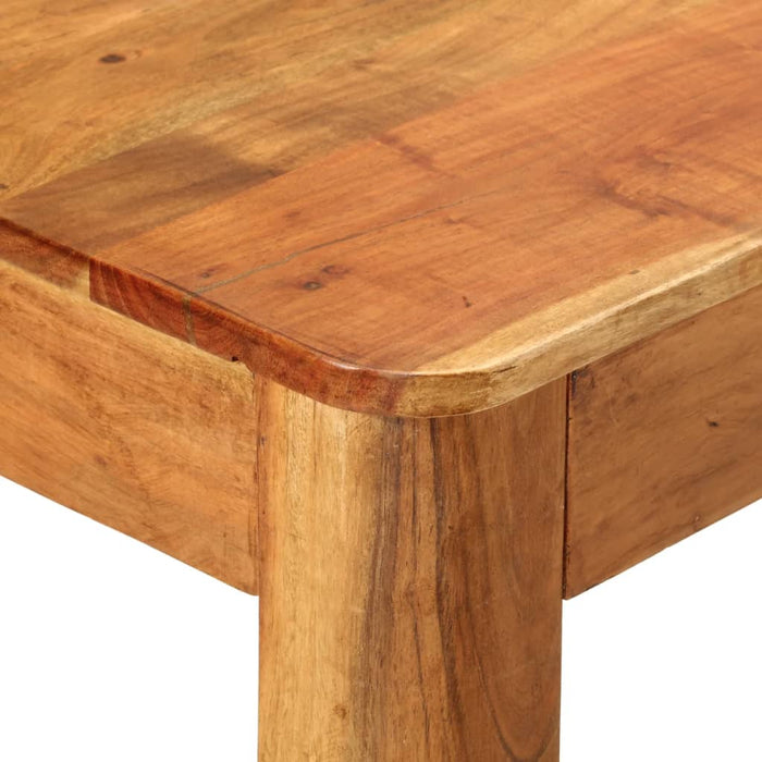 Tavolo da Pranzo 110x55x76 cm Legno Massello di Acacia
