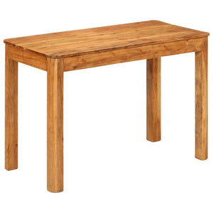 Tavolo da Pranzo 110x55x76 cm Legno Massello di Acacia
