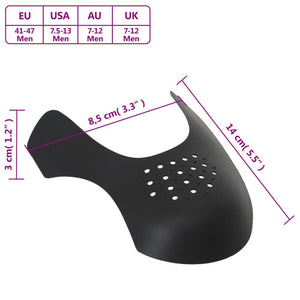 Protezioni Antipiega per Scarpe 2 Paia EU 41-47 in Plastica 155252