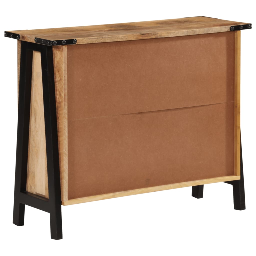 Credenza 88x30x69 cm in Legno Massello di Mango 372721