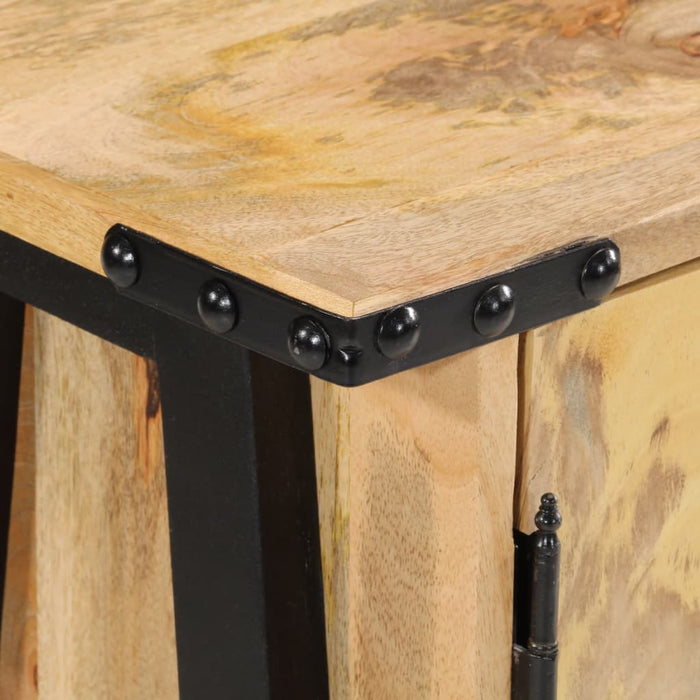 Credenza 88x30x69 cm in Legno Massello di Mango 372721