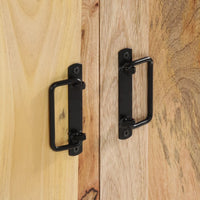 Credenza 88x30x69 cm in Legno Massello di Mango 372721