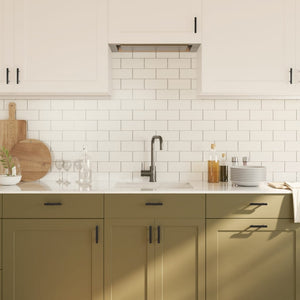 Maniglie per Mobili 20pz Nere 64 mm in Acciaio Inox 3203603