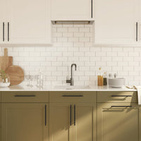 Maniglie per Mobili 20 pz Nere 192 mm in Acciaio Inox 3203607