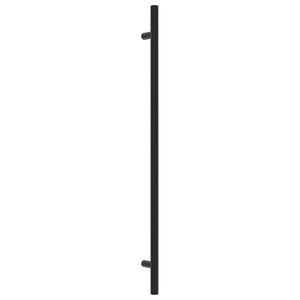 Maniglie per Mobili 20 pz Nere 320 mm in Acciaio Inox 3203609