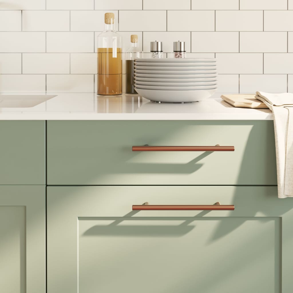 Maniglie per Mobili 20 pz Bronzo 160 mm in Acciaio Inox 3203614