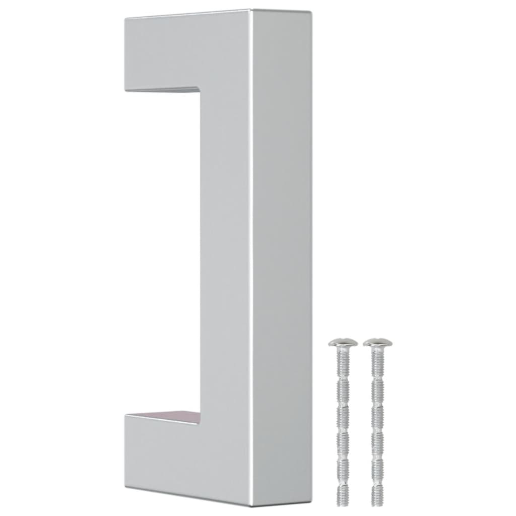 Maniglie per Mobili 20pz Argento 64mm in Acciaio Inox