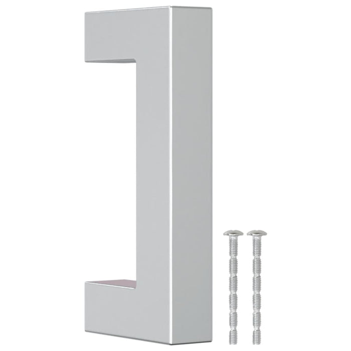 Maniglie per Mobili 20pz Argento 64mm in Acciaio Inox