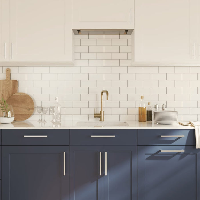 Maniglie per Mobili 20 pz Argento 224 mm in Acciaio Inox 3203640