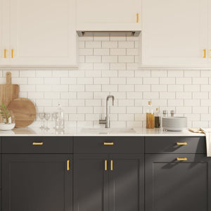 Maniglie per Mobili 20 pz Oro 64 mm in Acciaio Inox 3203643