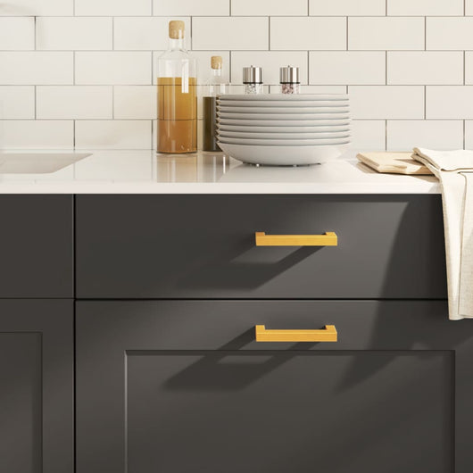 Maniglie per Mobili 20 pz Oro 96 mm in Acciaio Inox 3203644