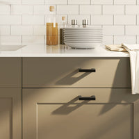 Maniglie per Mobili 20pz Nere 64 mm in Acciaio Inox 3203651