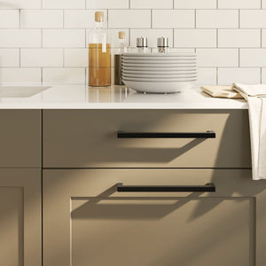 Maniglie per Mobili 20 pz Nere 224 mm in Acciaio Inox 3203656