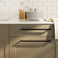 Maniglie per Mobili 20 pz Nere 320 mm in Acciaio Inox 3203657