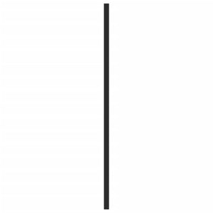 vidaXL Maniglie per Mobili 20 pz Nere 480 mm in Acciaio Inox