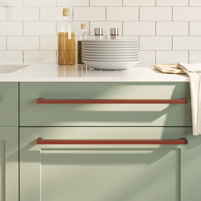 Maniglie per Mobili 20 pz Bronzo 480 mm in Acciaio Inoxcod mxl 85050