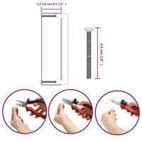 Maniglie per Mobili 10 pz Nere 192 mm in Acciaio Inox