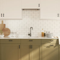 Maniglie per Mobili 20pz Nere 64 mm in Acciaio Inox 3203691