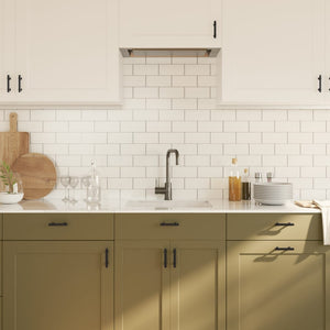 Maniglie per Mobili 20pz Nere 64 mm in Acciaio Inox 3203691