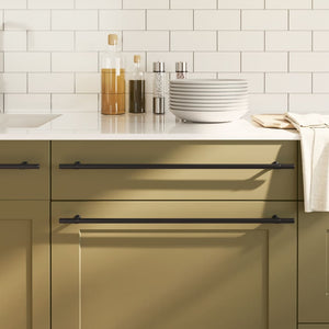 Maniglie per Mobili 20 pz Nere 480 mm in Acciaio Inox 3203698