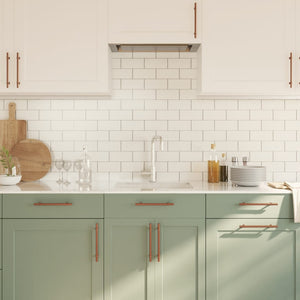 Maniglie per Mobili 20 pz Bronzo 160 mm in Acciaio Inox 3203702