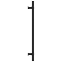 Maniglie per Mobili 10 pz Nere 224 mm in Acciaio Inox 3203712