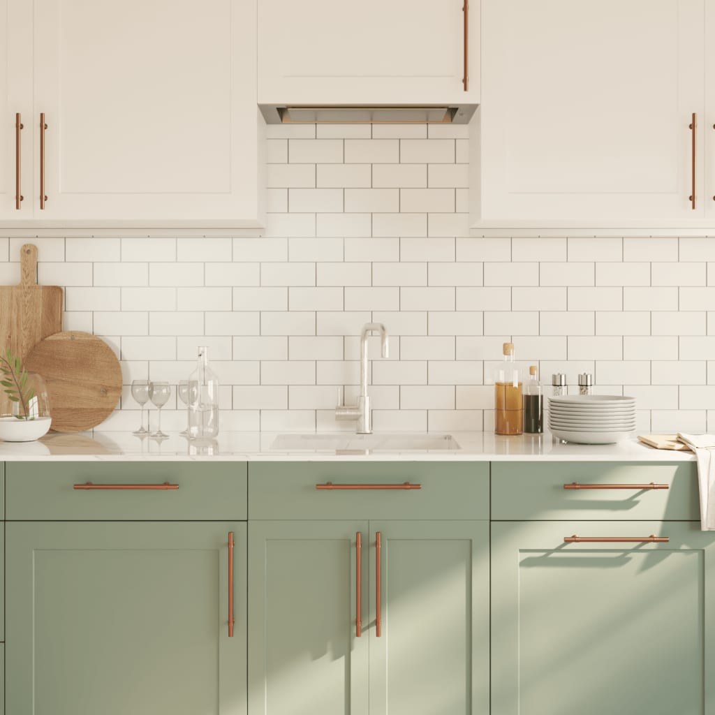 Maniglie per Mobili 10 pz Bronzo 192 mm in Acciaio Inox 3203715