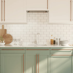 Maniglie per Mobili 10 pz Bronzo 480 mm in Acciaio Inox