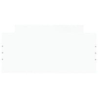 Giroletto Bianco 90x200 cm in Legno Multistrato 835925