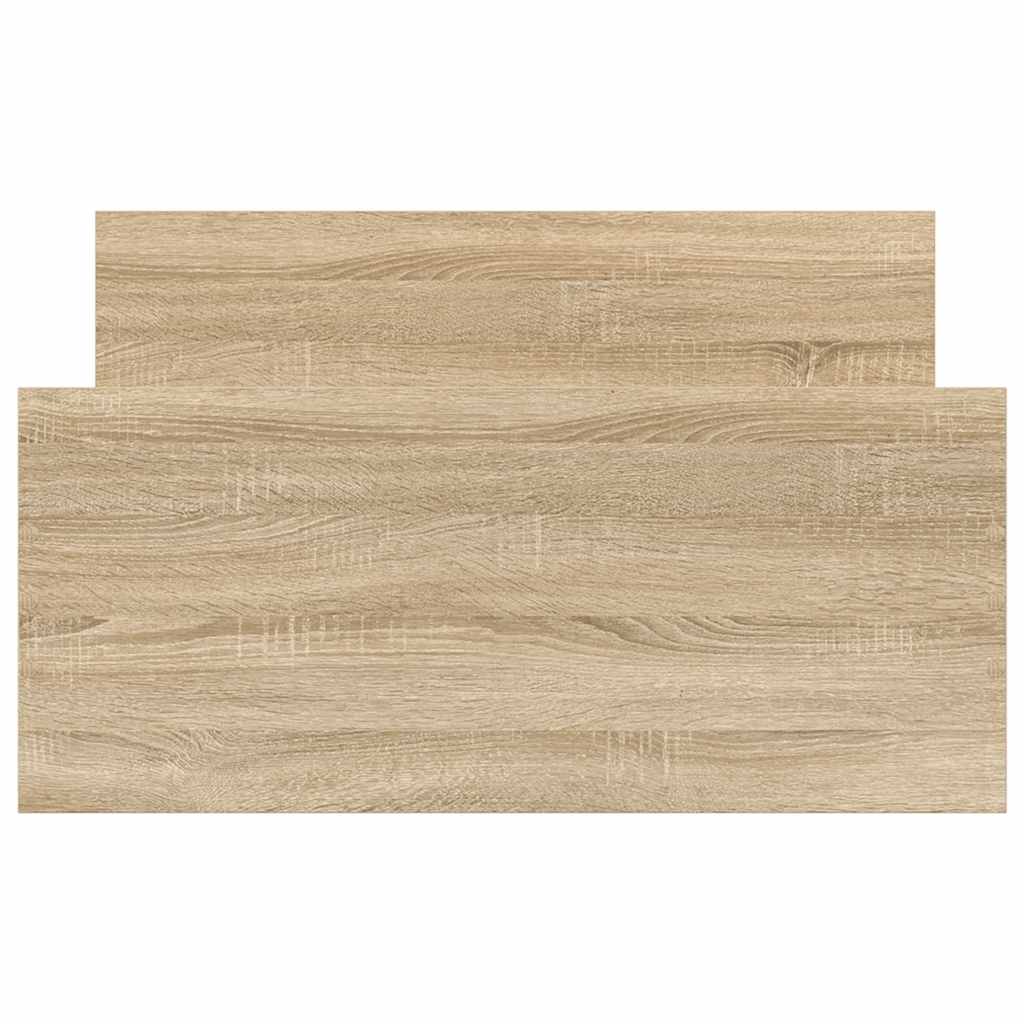 Giroletto senza Materasso-Struttura Letto Rovere Sonoma 100x200cm in Truciolato 801469