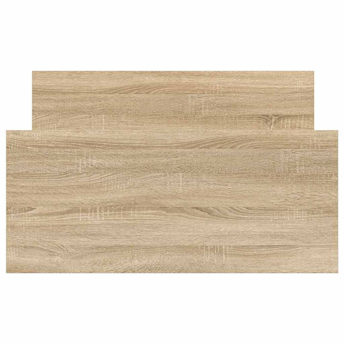 Giroletto senza Materasso-Struttura Letto Rovere Sonoma 100x200cm in Truciolato 801469