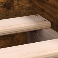 Giroletto senza Materasso Rovere Fumo 100x200 cm in Truciolato 835936