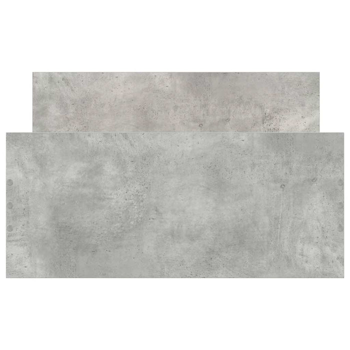 Giroletto Grigio Cemento 90x190 cm in Legno Multistrato 835942