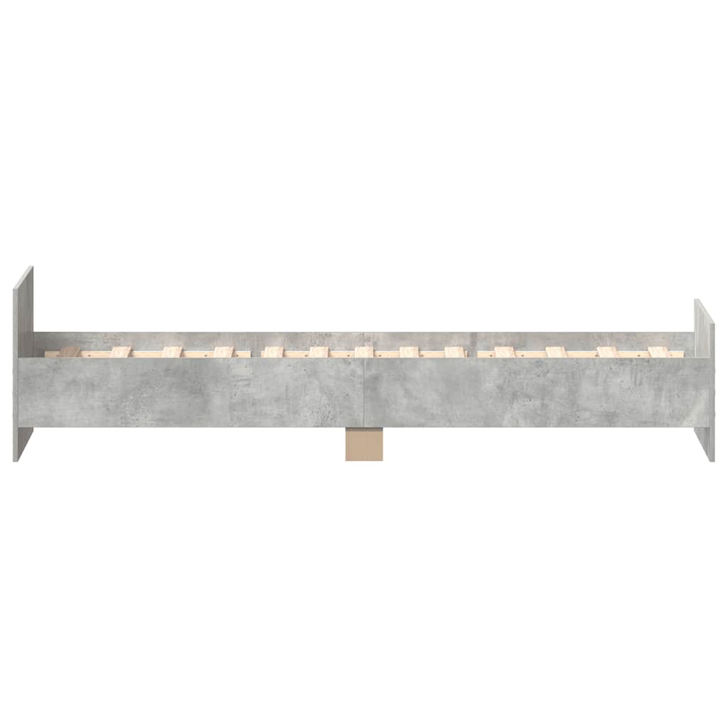 Giroletto Grigio Cemento 90x190 cm in Legno Multistrato 835942