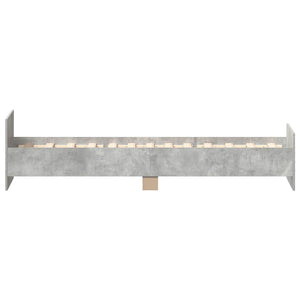 Giroletto Grigio Cemento 90x190 cm in Legno Multistrato 835942