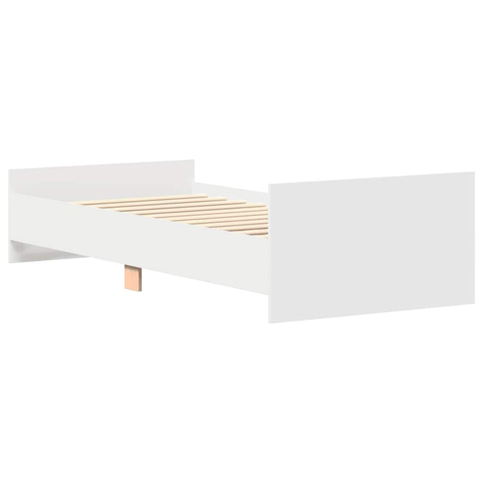 Giroletto Bianco 75x190 cm Small Single in Legno Multistrato