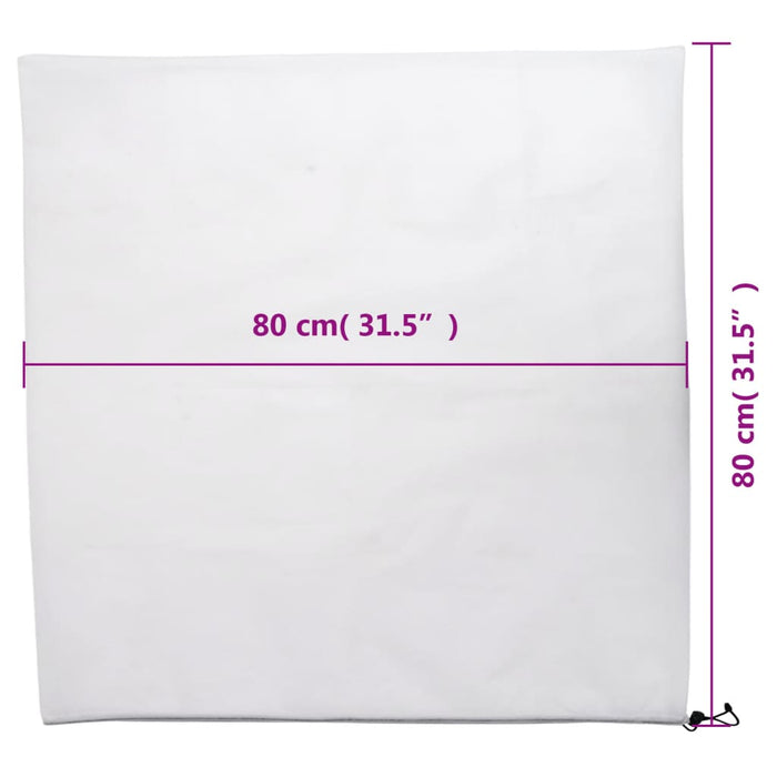 Coperture con Coulisse per Piante 4pz 70 g/m² 0,8x0,8 m 364863