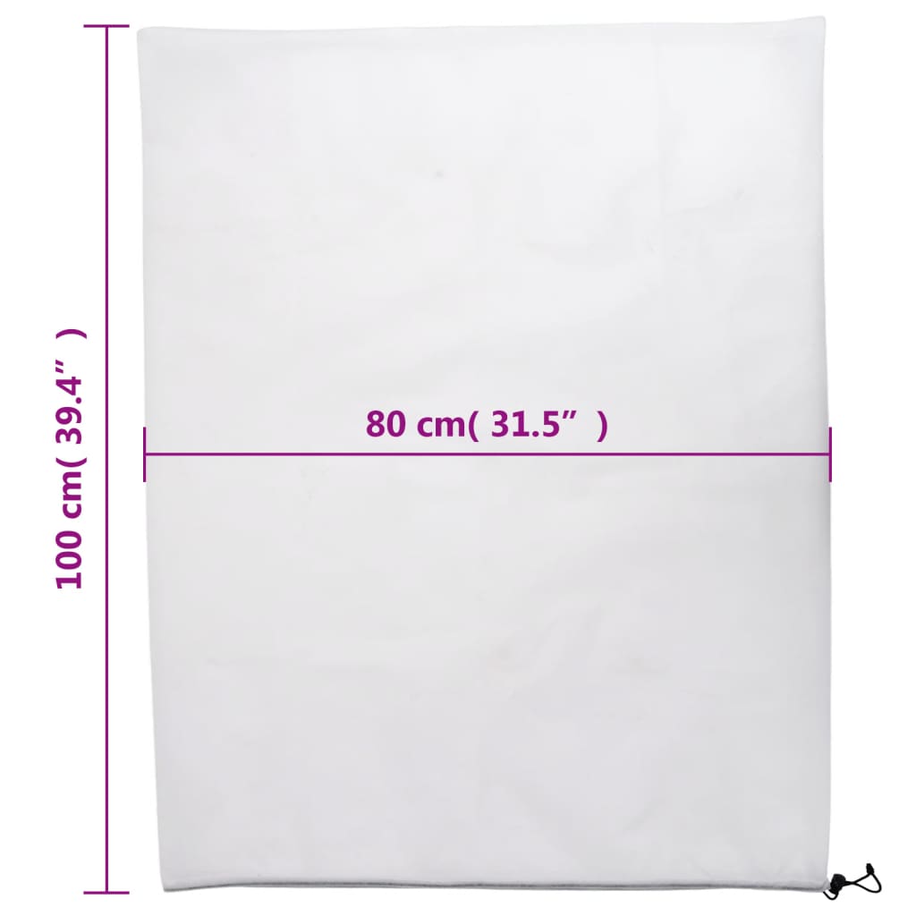 Coperture con Coulisse per Piante 4pz 70 g/m² 0,8x1 m 364864