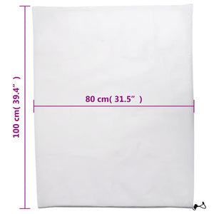 Coperture con Coulisse per Piante 4pz 70 g/m² 0,8x1 m 364864