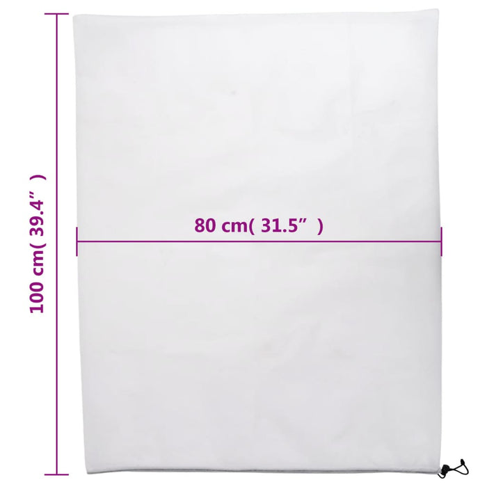 Coperture con Coulisse per Piante 4pz 70 g/m² 0,8x1 m 364864