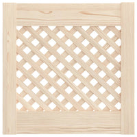 Ante con Design a Reticolo 2 pz 39,5x39,5 cm in Legno di Pino 372787