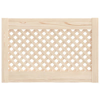Ante con Design a Reticolo 2 pz 49,5x39,5 cm in Legno di Pinocod mxl 107859