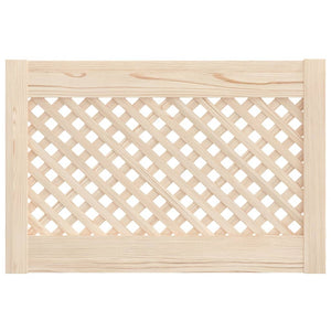Ante con Design a Reticolo 2 pz 49,5x39,5 cm in Legno di Pinocod mxl 107859